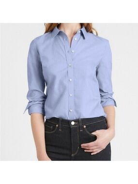 Banana Republic - Riley Tailored Fit Button-up Shirt - light blue - size 10